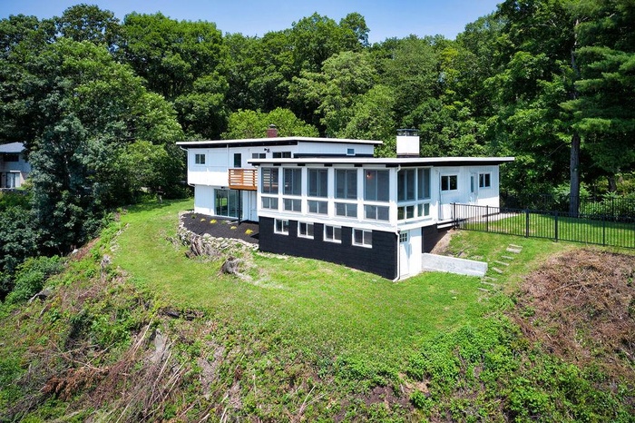 Rear view of house