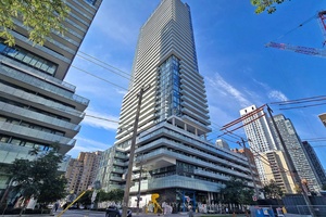 Beautiful 1 Bedroom Plus Den Unit, Extra Porch Can Be The 2nd Den, 549 sq ft 99 Balcony, Rarely Offered 1 Parking Spot Locker.