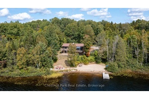 Very well maintained YEAR ROUND HOME COTTAGE ON LYNX LAKE in Kearney, locally and fondly known as Groom Lake.