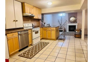 Partially Furnished 2 Bedrooms, 2 Bathrooms Basement Unit With a Separate and private Entrance, 1 Parking Space On The Drive Way.