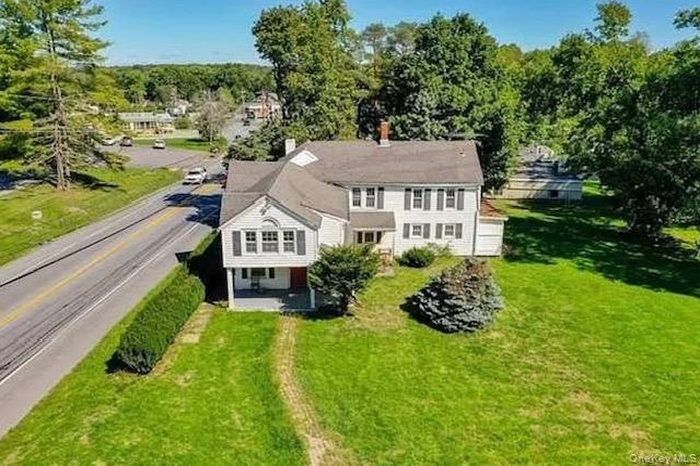 View from above of property