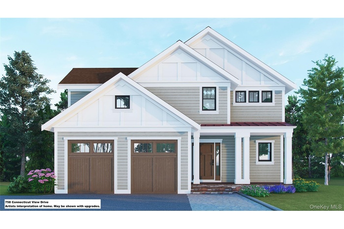 Artistic interpretation of front of house.