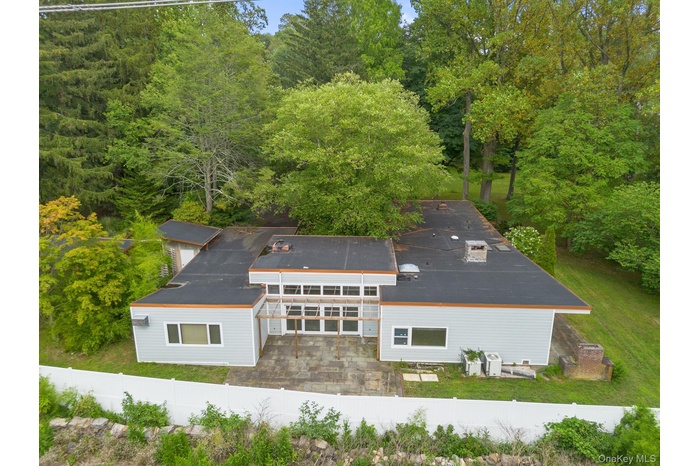 View from above of property