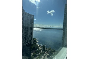 Two bedroom plus two bathroom with lake and city views.