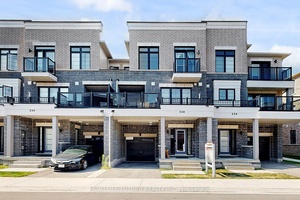 Welcome To A 4 Year New Modern Townhouse In A Master Planned Community, Situated In Walking Distance To The Current GO Bus Terminal And Future GO Train Station.