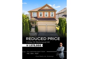 Welcome to 1 Vitlor Drive A Refined Retreat in Prestigious Oak RidgesDiscover timeless elegance and modern functionality in this beautifully upgraded 4 bedroom, 3 bathroom detached home, nestled on a ...