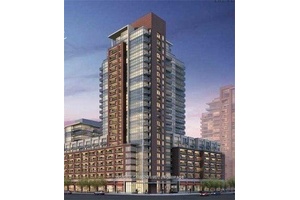 Stylish and compact, this 1 bedroom, 1 bathroom unit in Treviso Condos on Lawrence Avenue offers a cozy retreat with modern amenities.