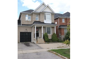 Spacious Link Home in Berczy Community, Practical 4 BR Layout, Laminate Flooring Through Out, Open Concept Kitchen With Lots Of Cabinets, Gas Fireplace In Family Rm, Wood Deck At Backyard, ...