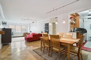 Welcome to this beautifully laid out, generously proportioned and bright split 2 bedroom home, featuring 2 full baths and separate dining, located in friendly John Jay House, a boutique coop ...