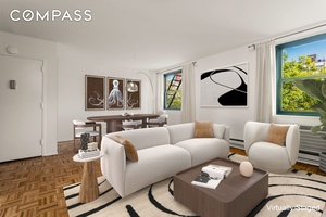 Enjoy golden sunsets over the Hudson River in this light filled floor through home directly across from the Hudson River Park.