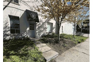 Corner unit with two entrances exits.