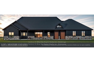 Welcome to this beautifully set 2, 039 sf, 3 bedroom, 2 bathroom slab on grade with attached double car garage by Degagne Carpentry situated on a large 2.