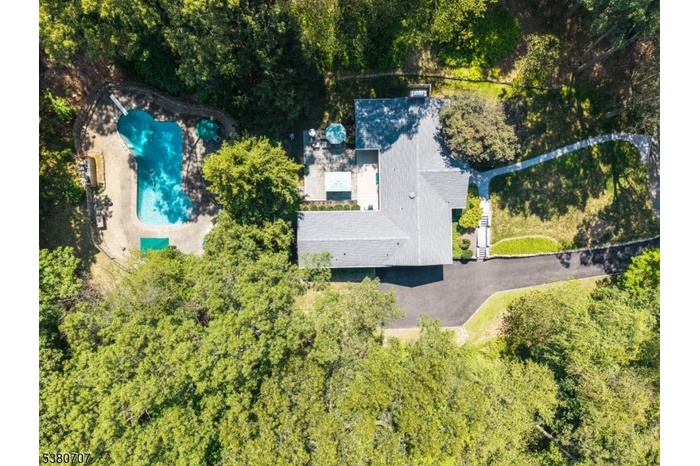 Aerial view of private lot