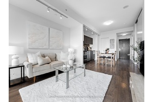 Experience upscale urban living in this meticulously designed 1 1 condo unit w parking, where modern sophistication meets versatile functionality.