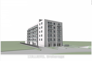 Multi family Condo Development Land Parcel with Site PLan Approved for 45 units multi family apartments or condos located in Downtown Kincardine.