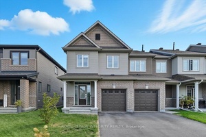 Welcome to 707 Des Aubepines Drive A fabulous 4 bedroom, 3 bathroom executive Minto Tahoe end unit freehold townhome in Avalon offering over 1, 930 sq ft of modern living ...