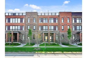 This stunning townhouse in Citywalk, Pickering, offers luxurious living with its modern finishes, functional layout, and expansive rooftop terrace.