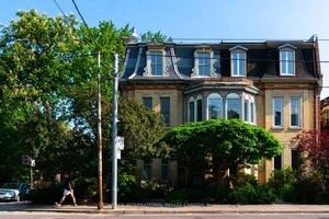 Cabbagetown Apartment in Victorian House, loaded with charm and character.