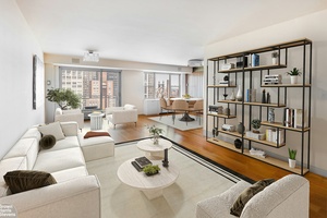 This luxurious Sutton Place Neighborhood is now offering a sprawling high floor, two bedrooms, two bath home.