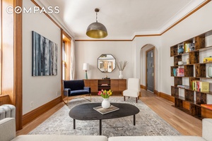 This gracious pre war two bedroom residence embodies timeless elegance.