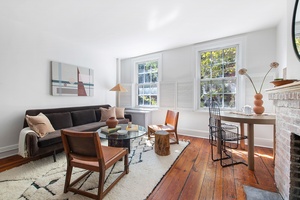 West Village Charmer with Private Entrance on Historic Bethune Street Discover a truly special home on one of the most coveted blocks in the West Village.