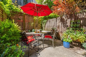 Welcome to the Garden Apartment at 56 West 71st Street, a rare garden level gem in a charming 10 unit prewar co op on a quintessential tree lined block just ...