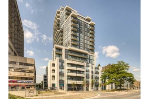 Bright and spacious 1 1 suite at Mosaic Condos, offering 630 sq ft of functional living space with 9' ceilings, hardwood floors throughout, and a south facing balcony that fills ...