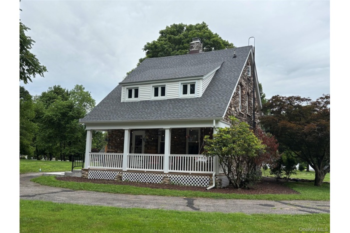 Back of house showing back porch