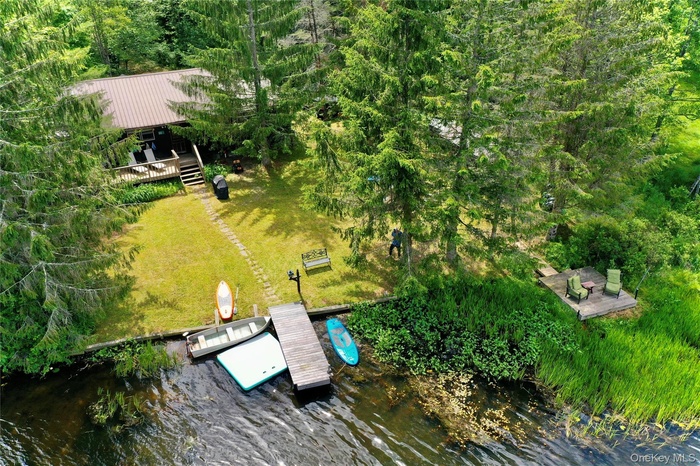 View from above of property