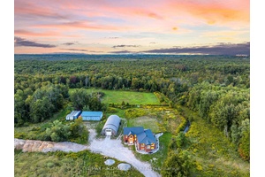 Custom Built, Multi Generational Designed Raised Bungalow With In Law Suite amp ; Separate Entrance, Nestled on 30 Beautiful Acres Of Private EP Land amp ; Stream !