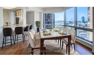 Spectacular NW corner unit with 2 bedrooms, 2 bathrooms and a den.