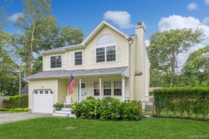 Welcome to this beautifully updated traditional four bedroom, two and a half bathroom home, perfectly situated in a tranquil cul de sac in Hampton Bays.
