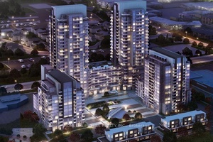 Spacious 1 Bedroom Den Unit With 2 Full Washrooms And A Large Balcony.