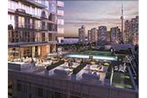 Bright and beautifully designed 2 bedroom, 2 bath corner suite at Lighthouse Condos by Daniels, featuring floor to ceiling windows and stunning southeast facing lake views.