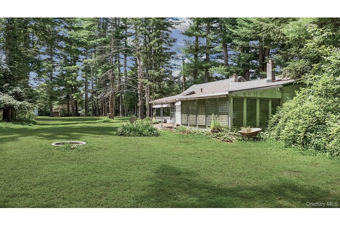 View of yard in front of Main House