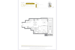 Executive 1 Bedroom Study Condo for Lease.