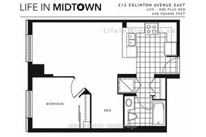 High Floor 1 Den With Parking amp ; Locker Stylish Midtown Living With Unobstructed ViewsWelcome to The Panache at Yonge amp ; Eglinton !