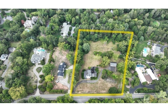Aerial of 2 lot Subdivision