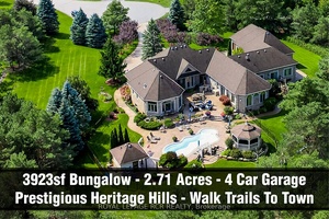 Rare 3923sf Elegant Tuscan Styled Bungalow Estate on a 2.