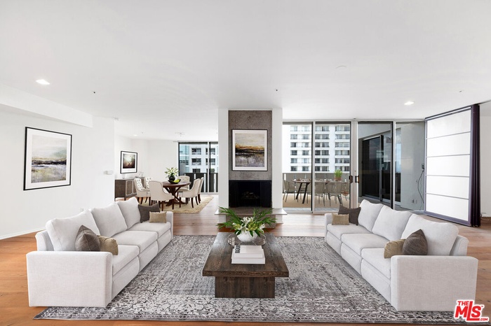 Virturally Staged Living Room