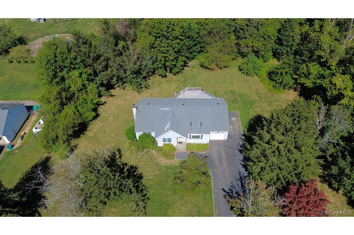 Aerial view of property and surrounding area
