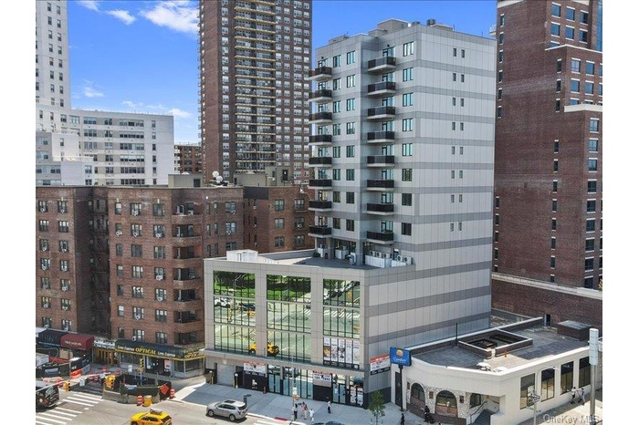 View of building exterior with a view of city