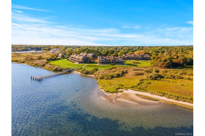 Aerial perspective on Harts Cove.