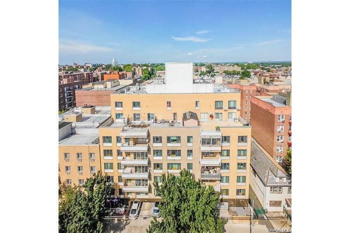 View of property with a city view