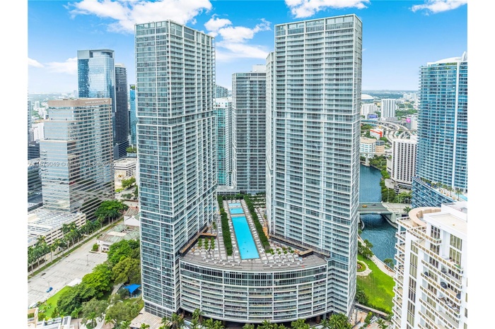 facing Miami River and Biscayne Bay