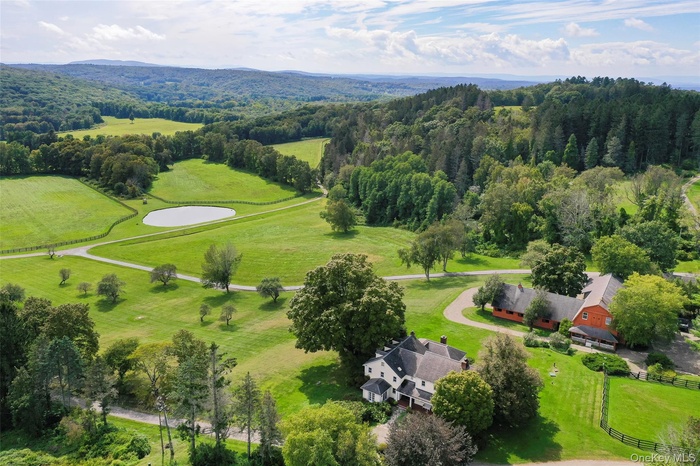 Aerial view of 185 acres