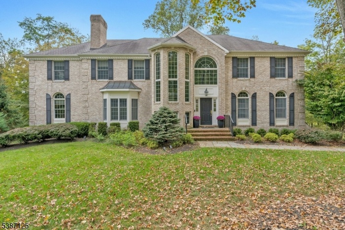 Straight on view of home