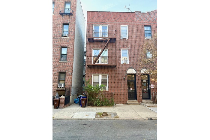 View of front of home with brick siding