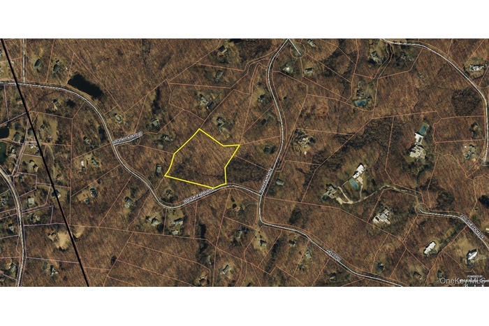 Aerial view of property's location