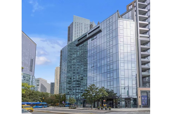 View of building exterior with a view of city